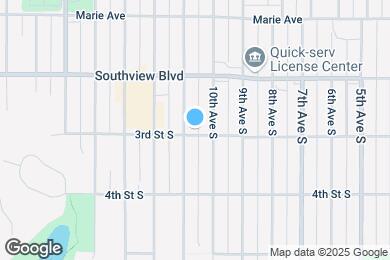 Map image of the property - 1020 3rd St S