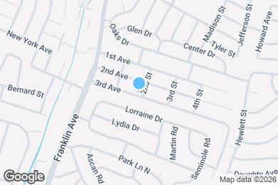 Map image of the property - 986 Third Ave