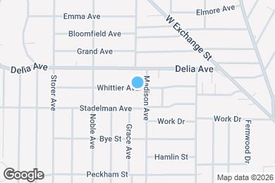 Map image of the property - 960 Whittier Ave