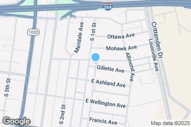 Map image of the property - 115 Gillette Ave