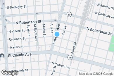 Map image of the property - 2612 Urquhart St