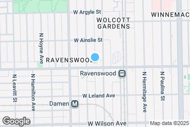 Map image of the property - 1900 W Lawrence Ave
