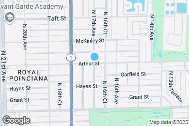 Map image of the property - 1300 N 17th Ave