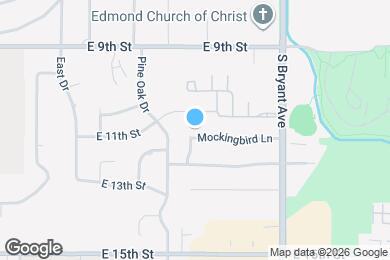 Map image of the property - 1205 Mockingbird Ln