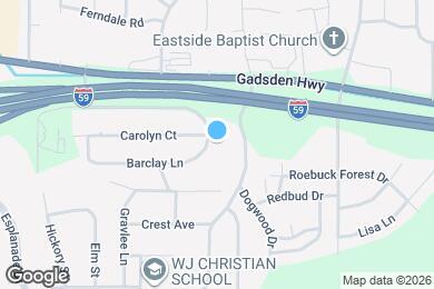 Map image of the property - 752 Barclay Ln
