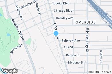 Map image of the property - 4115 S Presa St