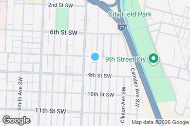 Map image of the property - 713 Garfield Ave SW