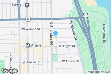 Map image of the property - 952 W Carmen Ave