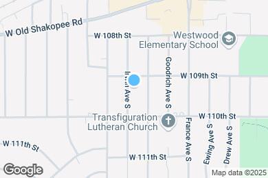 Map image of the property - 10905 Irwin Ave S