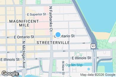 Map image of the property - 323 E Ontario St