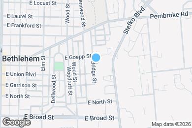 Map image of the property - 820 Bridge St