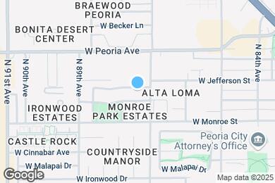 Map image of the property - 8713 W Jefferson St