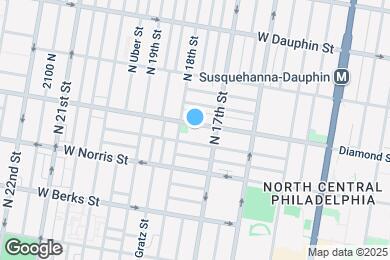 Map image of the property - 1726 W Diamond St