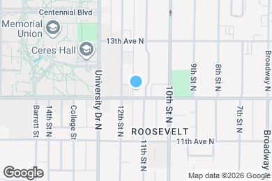 Map image of the property - 1201 11 1/2 St N