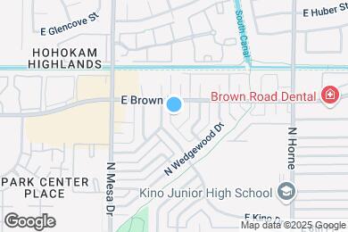Map image of the property - 1062 N July Cir