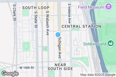 Map image of the property - 1430 S Michigan Ave