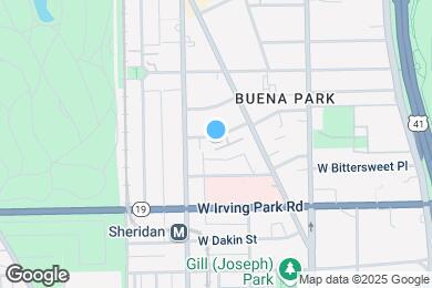Map image of the property - 933 W Belle Plaine Ave
