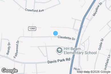 Map image of the property - 219 Claudette Dr