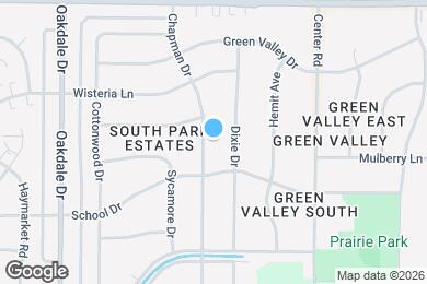 Map image of the property - 1705 Chapman Dr