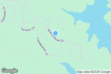Map image of the property - 116 Shenandoah Dr