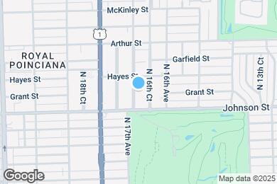 Map image of the property - 1003 N 17th Ave