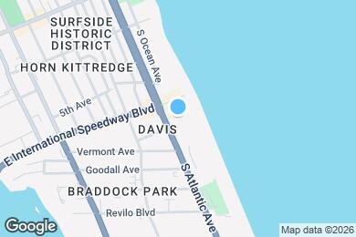 Map image of the property - 313 S Atlantic Ave