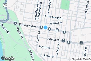 Map image of the property - 2812 W Girard Ave