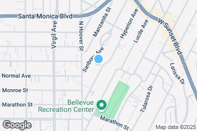 Map image of the property - 857 1/2 Hyperion Ave