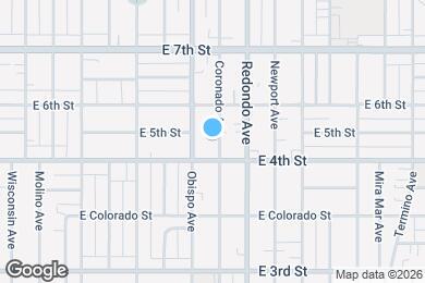 Map image of the property - 425 Coronado Ave