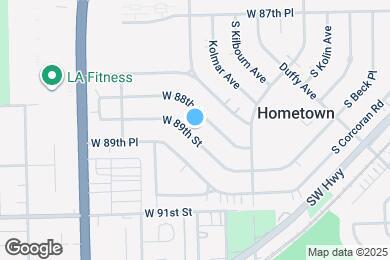 Map image of the property - 4560 W 89th St