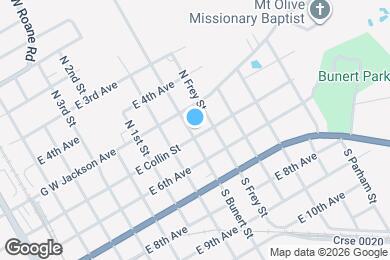 Map image of the property - 1302 E Collin St