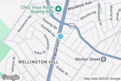 Map image of the property - 1222 Blue Hill Ave