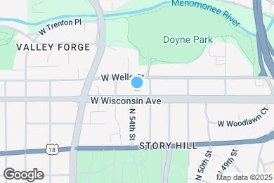 Map image of the property - 5322 W Wisconsin Ave