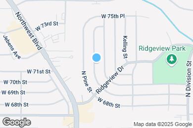 Map image of the property - 7115 N Oak St