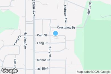 Map image of the property - 818 Cain St