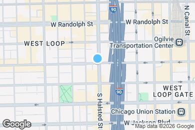 Map image of the property - 801 W Madison St