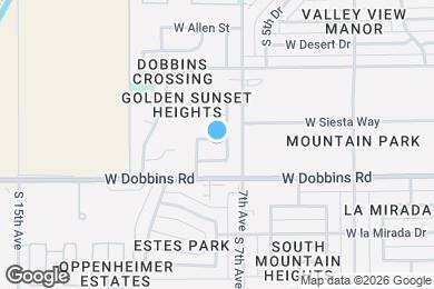 Map image of the property - 717 W Beth Dr
