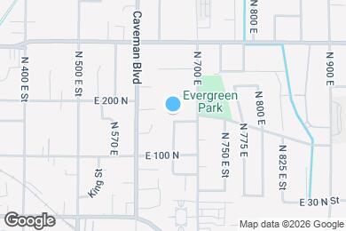 Map image of the property - 663 E 170 N