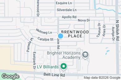 Map image of the property - 2933 Southern Cross Dr