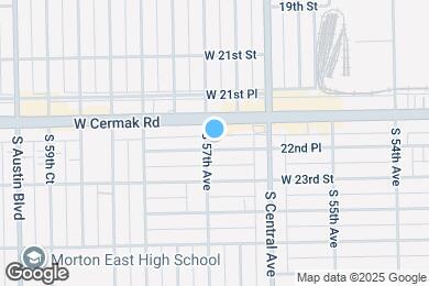 Map image of the property - 5646 W 22nd Pl