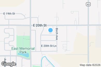 Map image of the property - 857 E 20th Street Rd