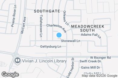 Map image of the property - 3104 Stonewall Ln