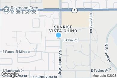 Map image of the property - 1411 N Sunrise Way