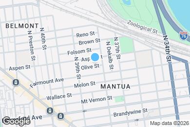 Map image of the property - 3823 Olive St