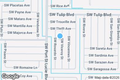 Map image of the property - 3542 SW Viceroy St
