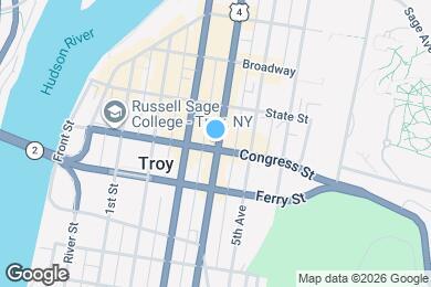 Map image of the property - 129 4th St
