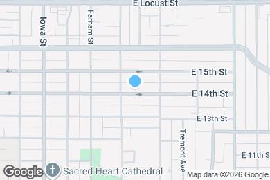 Map image of the property - 720 E 14th St