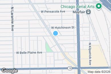 Map image of the property - 4919 W Berteau Ave