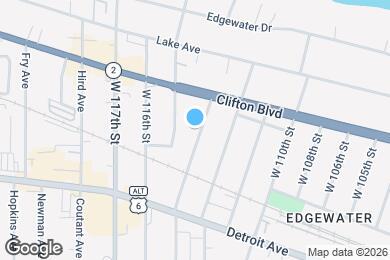 Map image of the property - 1304 W 114th St