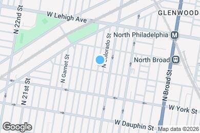Map image of the property - 2513 N Bouvier St
